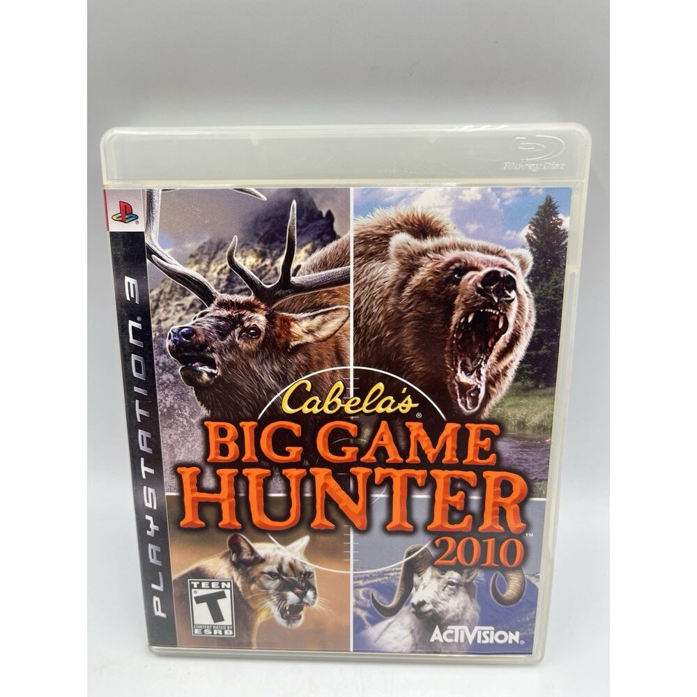 Cabelas Big Game Hunter 2010 (Sony PlayStation 3) PS3 Complete W/ Manual Tested